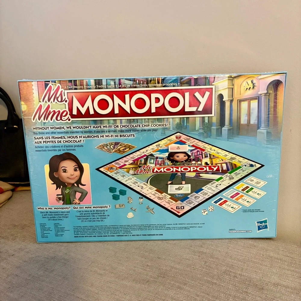 Hasbro Brand New Sealed in Package Ms. Monopoly Board Game - Picture 3 of 6